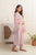 Mehak Jain in Gulbano Pink Booti Suit set of 3
