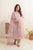 Mehak Jain in Gulbano Pink Booti Suit set of 3