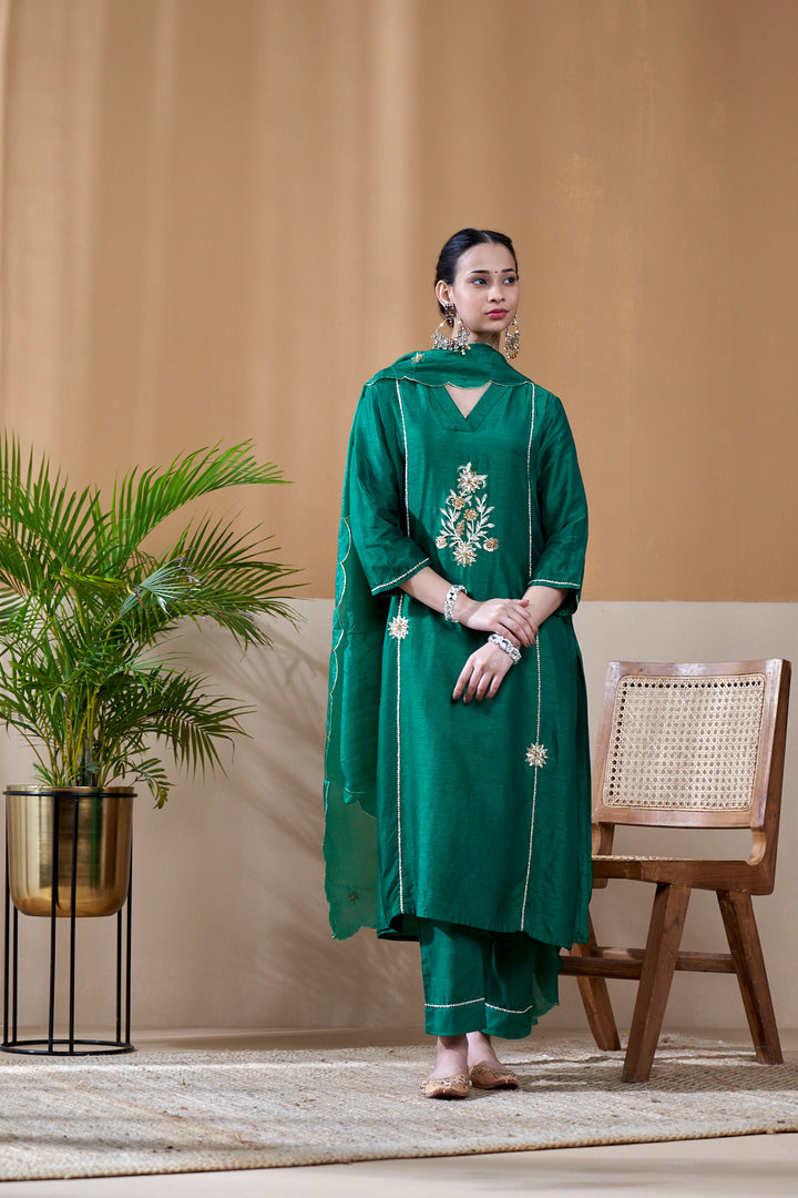 Ishq Green Kurta Set of 3