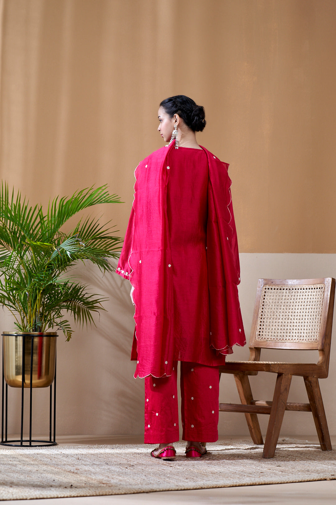 Ishq Red Kurta Set of 3
