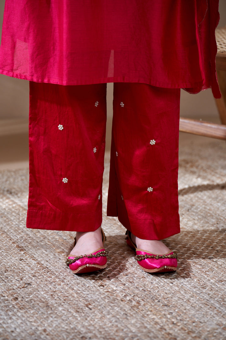 Ishq Red Kurta Set of 3