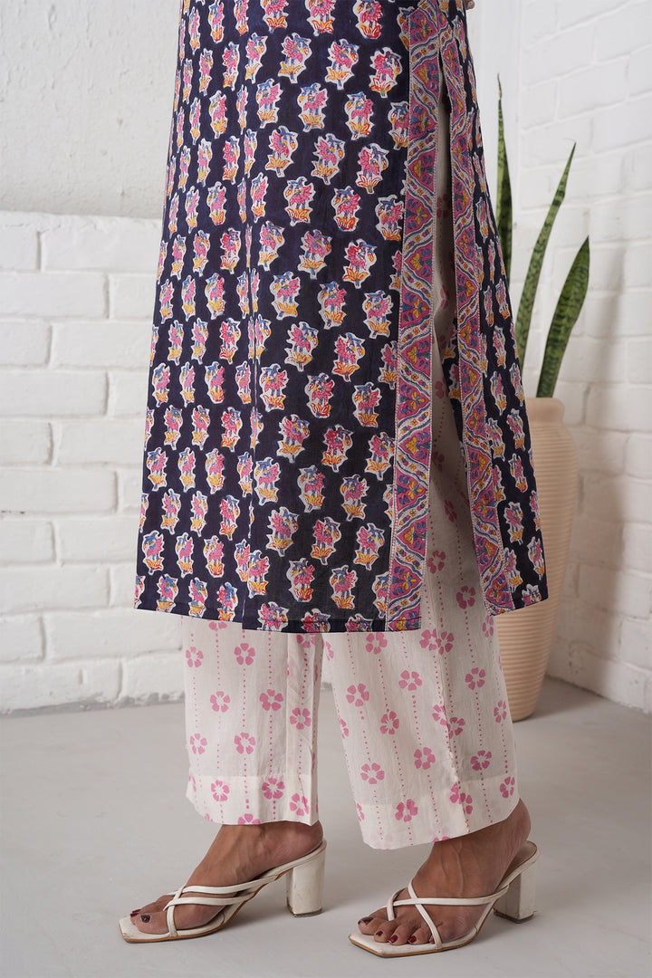 Rangrez Black Cotton Kurta Set of 3