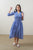 Summer Edit Blue Block Print Dress