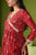 JASHN 2.O RED COTTON SILK ANARKALI SET OF 3