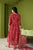 JASHN 2.O RED COTTON SILK ANARKALI SET OF 3