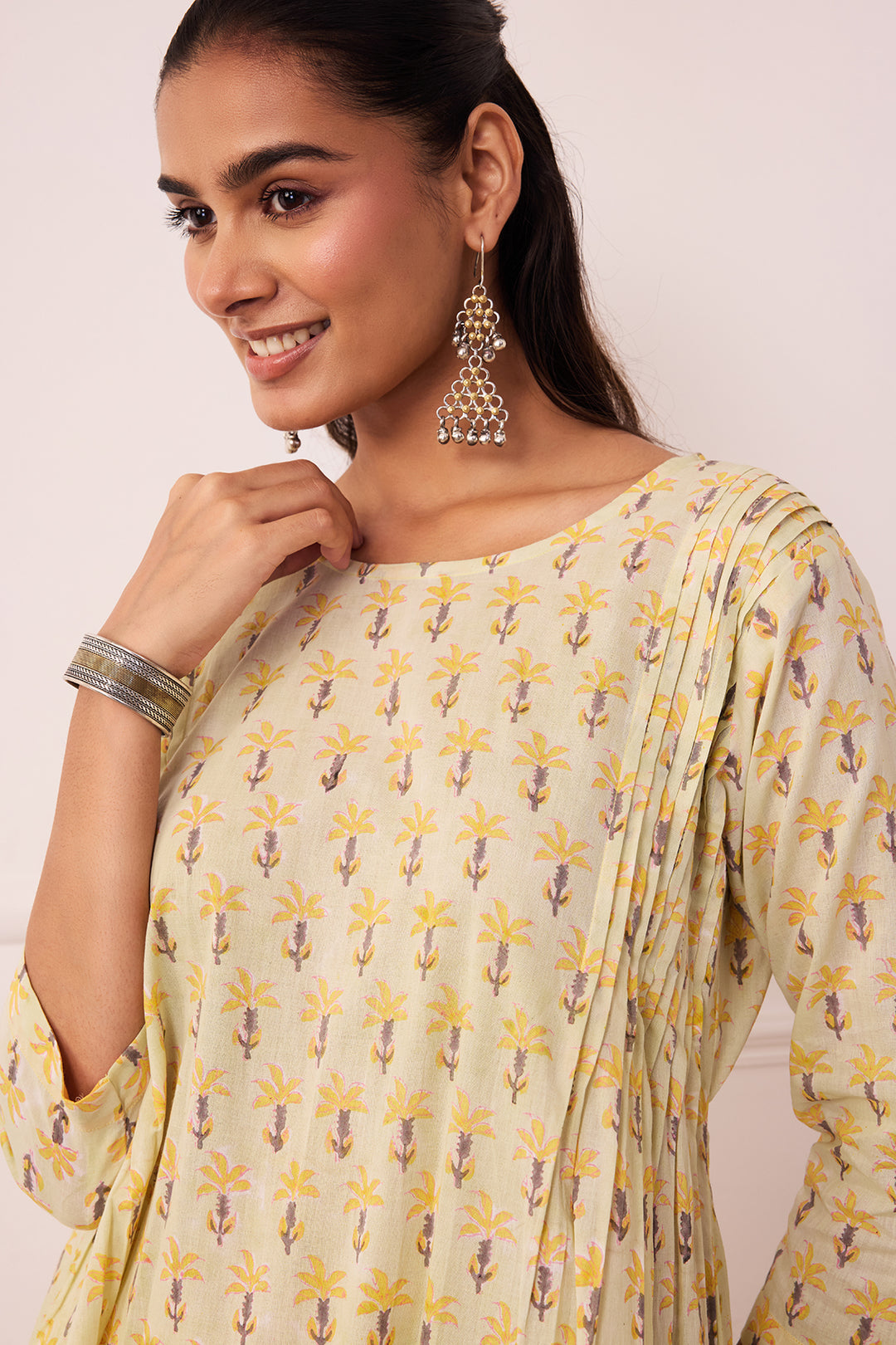 Ambarsariya Green A-Line Suit Set of 3