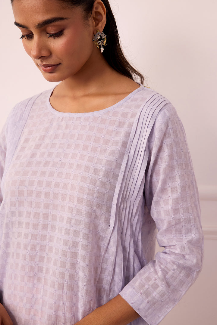 Ambarsariya Lilac A-LIne Kurta & Pant Set of 2