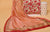 Authentic Rosewood & Peach hand block printed chanderi suit with chanderi dupatta