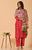 Sitara Red Chanderi Suit Set