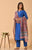 Sitara Blue Chanderi Suit Set