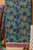 Authentic Turquoise & Blue hand block printed chanderi suit with chanderi dupatta