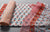 Red & Orange Hand Block Printed Cotton Suit With Chiffon dupatta