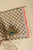 Blue & Red Floral Print Hand Block Printed Chanderi Unstitched Suit with Chanderi Dupatta