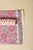 Pink & Greyish Blue Print Hand Block Cotton Unstitched Suit With Kota Doria Dupatta