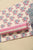 Pink & Greyish Blue Print Hand Block Cotton Unstitched Suit With Kota Doria Dupatta