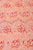 Peach & Red Flower Jaal Block Printed Cotton Fabric