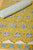 Lemon & Blue Hand Block Printed Cotton Suit With Chiffon dupatta
