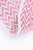 Red Cevron Block Printed Cotton Fabric