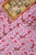 Pink & Peech Paisley Block Printed Cotton Fabric